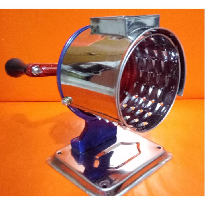 Stainless Steel Manual Grater Machine Pizza Carrot Cheese Saag Onion Garlic Coffee Chilly Cucumber Kadu Kash