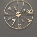 Wall Clock Smooth Machine Wall Clock Hanging Wall Clock for Home Interior and Decor. 