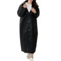 Adults Raincoat Waterproof Rain Suit Hooded Fashion Drawstring Clothes Buttons Rainwear for Outdoor Hiking Travel. 