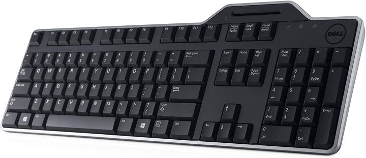NEW Genuine DellKB813T Smart Card Reader (English) USB Keyboard Chip Black card terminal (CAC Compatible Version)