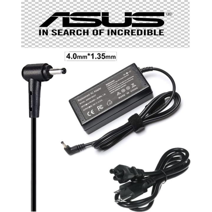 19V 2.37A Power Charger With Power Cord For AC Adapter 45W  Q504UA Q304U Series