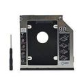 Best Aluminum 2nd Second Hdd Caddy 9.5mm SATA CD/DVD Drive Slot (for SSD and HDD) for Laptop | Slim & Sleek Design High Quality 2nd Caddy Adapter. 