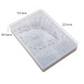 2Pcs DIY Book Cover Crystal Epoxy Resin Mold Dragon Eye Notebook Case Mirror Silicone Mold. 