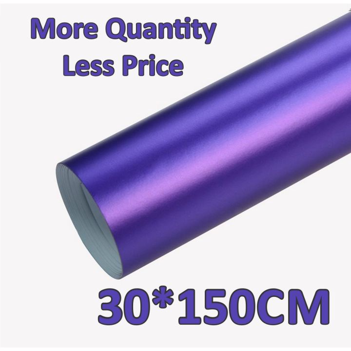 30cmx150cm Metallic Purple Chrome Vinyl Wrap Sheet Car stickers and Decals Motorcycle Car Styling Accessories Automobiles, Laptop Stickers, Mobile Stickers.