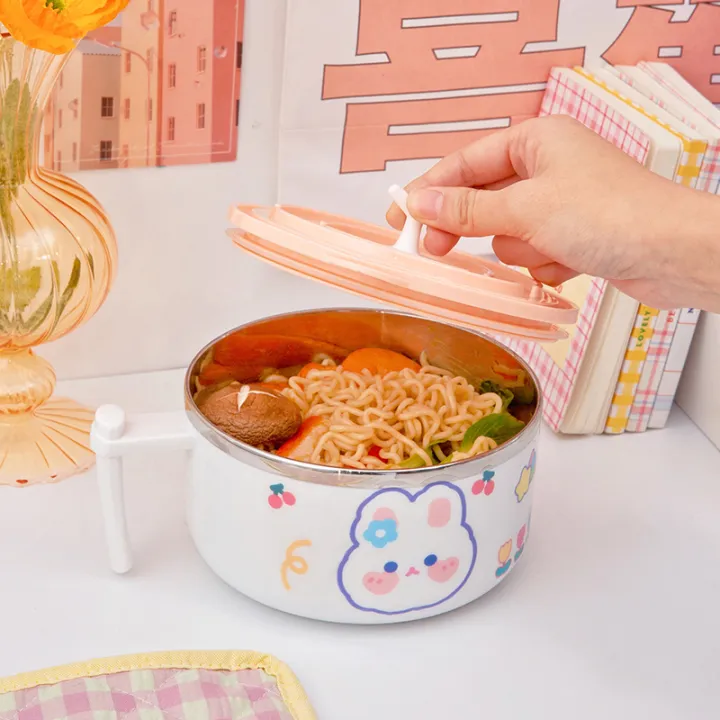%E3%80%90Happier%E3%80%91Hot%20selling%20Tools%20DIY%20&%20Outdoor%20Outdoor%20BBQ%20&%20Outdoor%20Dining%20Outdoor%20Diningware%20Ramen%20Bowl%20With%20Lid%20Stainless%20Steel%20Cute%20Large%20Instant%20Noodles%20Fruit%20Salad%20Rice%20Soup%20Bowl%20Kitchen%20Tableware%201000/1300ml%20-%20Image%204