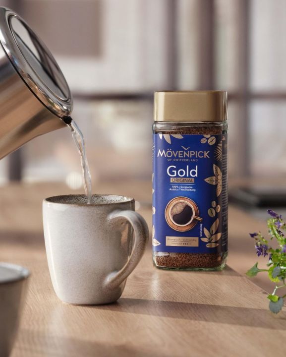 Movenpick Moven Pick Gold Orignal Coffee - 100gm - Instant Coffee