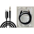 iPhone Aux Cable, 3.5mm Nylon Braided AUX Audio Adapter, Car Aux Audio Cable for iPhone 7/7+/8/8+/X/XS/XR/XS MAX and Other Devices with Lightning Connector (1m/3.3ft). 