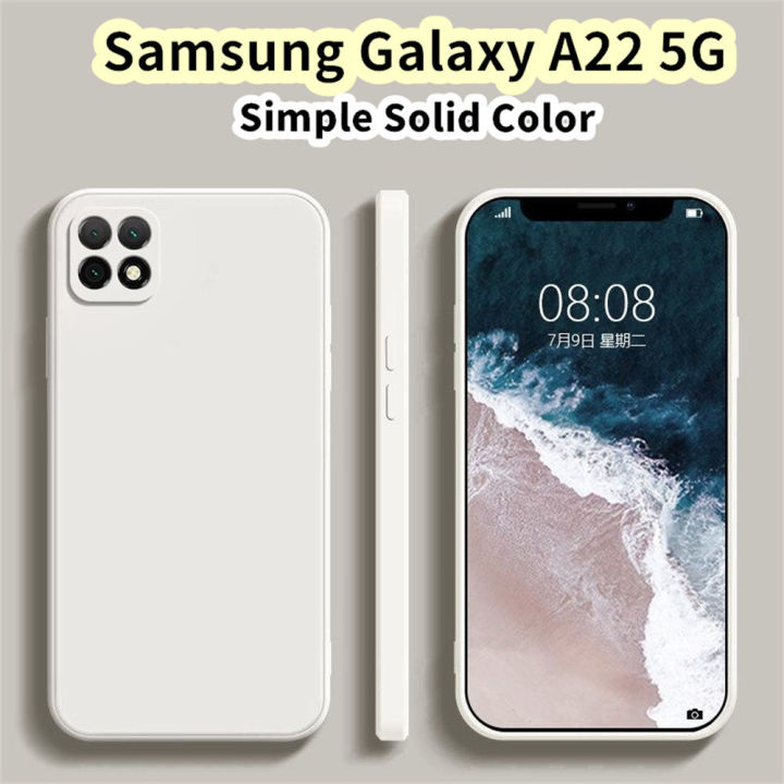 Original%20For%20Samsung%20Galaxy%20A22%205G%20Silicone%20Full%20Cover%20Case%20Solid%20Color%20Phone%20Case%20Cover%20-%20Image%207