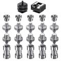 Camera Screw, 22 Pcs 1/4 Inch and 3/8 Inch Converter Threaded Screws Adapter Mount Camera Hot Shoe Mount to 1/4 Set for Camera/Tripod/ Monopod/Light Stand. 