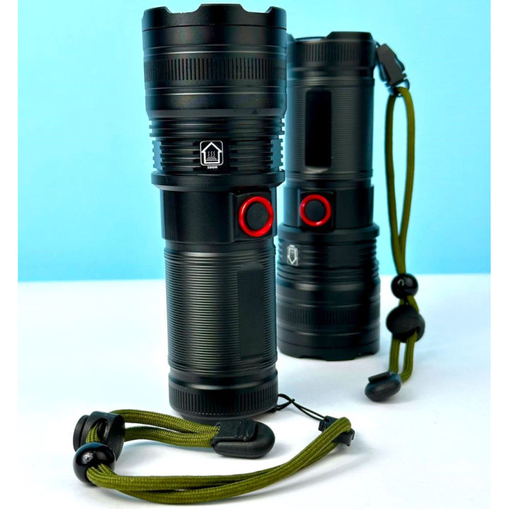 Aluminum alloy flashlight power bank charging treasure xa-b702