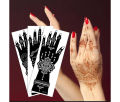 FULL HAND MEHNDI STENCILS. 