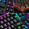 4-in-1 Gaming Combo – Keyboard + Mouse + Headphone + Mouse Pad - Original Wired RGB Keyboard RGB  Mouse, Wired Headphone & Free Mouse Pad | Complete Gaming Setup for  PC & Laptop – Special Offer for Gamers, Streamers & Students - - 104 Keys. 