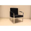 Stainless Steel Formal Chair Black. 