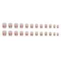 Menggh (with glue) 24pcs Artificial Nails, Hot-selling French False Nails. 