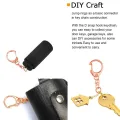 50 Pcs Rose Gold Keychain, Spring Snap Key Ring with Chain and Jump Rings, DIY Key Chain Parts for Craft Hang Buckle. 