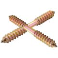 M8 x 70mm Double Ended Wood to Wood Furniture Fixing Dowel Screw 5Pcs. 