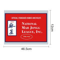 Portable Mahjongg Scorecard 2024 Mahjong Score Card Set Official National Mahjong League Hands Rules Mah Jongg Instruction Cards 4pcs Pack Mahjong Scorecard Set. 