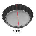 Mini Tart Pie Pan Round Loose Bottom Non Stick 10cm. 