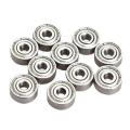 10 Pieces Miniature Radial Ball Bearings 623ZZ 3x10x4mm for RC Car Practico. 