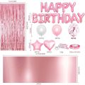 Pink Happy Birthday F Balloons Princess Party Decorations Adult Kids Girl 1 2 3 4 5 6 7 8 9 10 15 25 30 35 40 50 60 Year Old. 