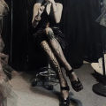 Gothic Vintage Dark Fishnet Tights Stocking Women Emo Alternative Sexy Spider Web Witch Pantyhose Y2k E-girl Cyber Punk Socks. 