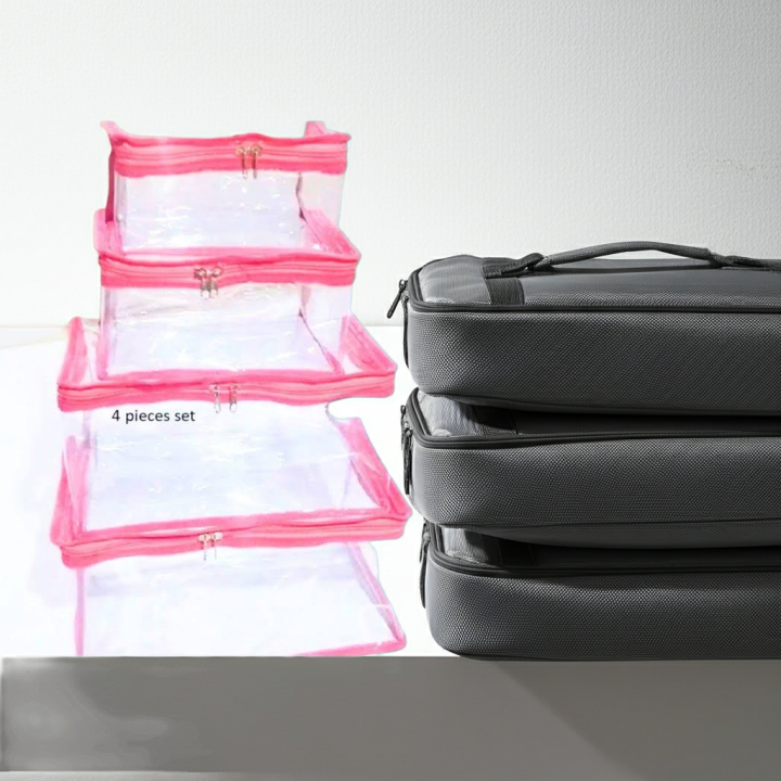 CUSTOMIZE%204Pcs%20Packing%20Cubes%20Travel%20Pouches%20Luggage%20Organiser%20Clothes%20Suitcase%20Storage%20Bag%20-%20Image%2010