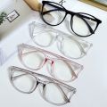 Decorative Plane Mirror Anti Blue Light Glasses Transparent Without Degree Computer Glasses Frame New Blocking Glasses Women Men. 