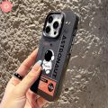 For Oppo A18 A12 A17 A53 A57 A54 A77 A77s A17k A98 A17k A38 A78 A58 A76 A5s A3s A52 A52 A16s A9 A1K A16 A74 A31 A5 Reno 5F 5 Cute Cartoon Astronaut Plating Metal Lens Soft Case. 