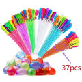 37pcs Bunch balloons Multicolor Fast Fill Water Balloons Bunch for Summer Outdoor Play Kids. 
