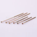The manufacturer directly supplies knurled sunk head cutting tail fiberboard nails inner plum blossom flat head thickened and lengthened wood screws self-tapping screws. 