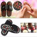 New Proffessional Massage Slippers - Reflexology Acupressure Foot Massage Slipper - Black color. 