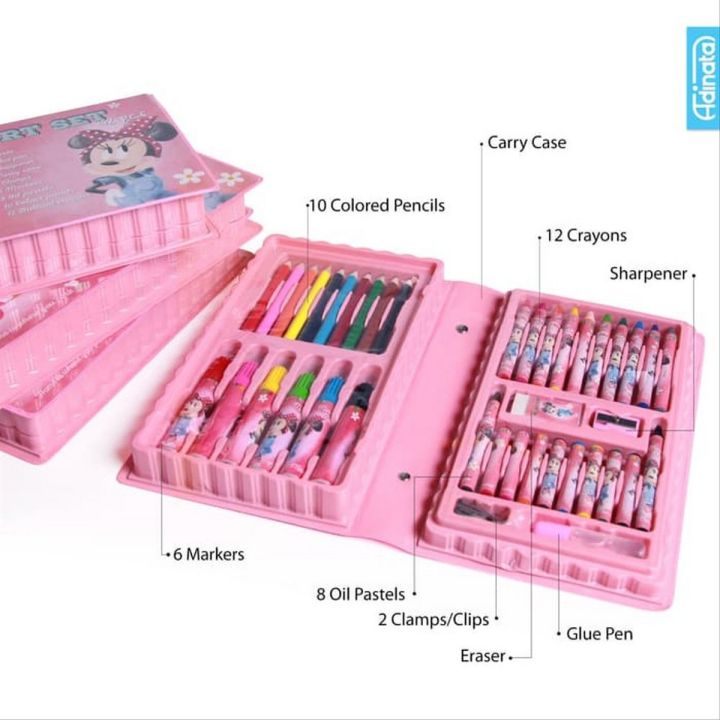 Art Box - Coloring Kit for Girls 42pcs Pack