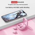 Lenovo ERAZER XT62Pro bluetooth headset 5.3 wireless headphones low latency mini high fidelity sport headset with microphone ﻿. 
