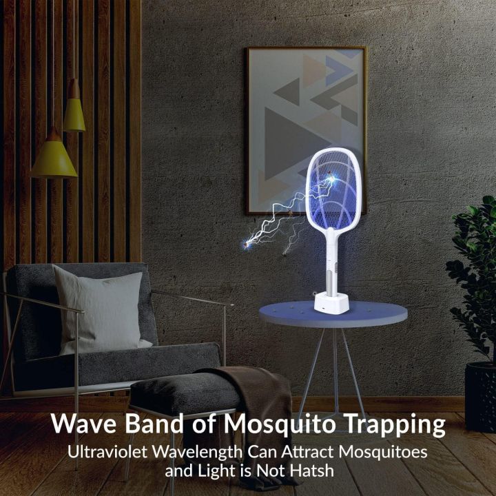 Electric%20Fly%20Swatter,%202-in-1%20Handheld%20Rechargeable%20Bug%20Zapper,%203-Layer%20Touch%20Mesh,%203000%20Volt%20High-Powered%20mosquito%20Killer%20Racket%20for%20Indoor%20and%20Outdoor,%20Original%20agarbatti%20Mosquito%20Killer%20China%20Imported%20pack%20of%2030%20with%20stand%20-%20Image%203
