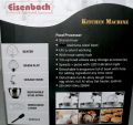 Dough Kneading Machine - Kitchen Dough Machine - Atta Gondhnay Wali Machine - Flour Kneader - Roti Dough Maker - Stand Mixer for Baking - Pizza Dough Maker - Bread Kneading Machine -  - Electric Dough Mixer - Eisenbach SC-263 2000W 6.5L Kitchen Mixer. 