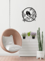 Wooden Birds Wall Decor Outdoor Wooden Wall Art, Birds on Branch Wooden Bird Wall Sculpture Wall Hanging Sign Wall Art Decor, Hanging Decorations for Room Bedroom etc. 