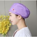 Operating room hat embroidered surgery cap men and women doctor cap nurse cap hat oral dental beauty work cap elastic round cap. 
