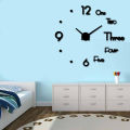 Cooper Half Alphabet DIY 3D 3mm Acrylic Wall Clock (28 Inches) 3D Acrylic Wall Clock Home decoration Number and Alphabetic 3mm-home decor. 