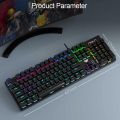 Keyboard Gaming Mechanical (Aula S-2022 Blue Switch) 20 dazzle effects clicker sound RGB mechanical keyoard. 