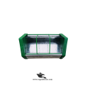 Metal Poultry Feeding Tray with Plastic Borders For Poultry & Piegons ( 8 inches to 6feets Long Trays ). 