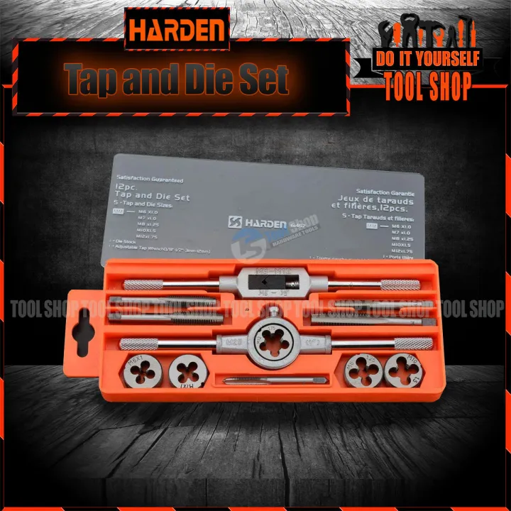 Harden%2012%20Pcs%20Professional%20Custom%20Alloy%20SteelTap%20And%20Die%20Set.%20-%20Image%202