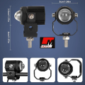 Pack of 2 - Mini Driving Led Light With Free On/Off/On Switch, Ultra Bright Led Light For Motorcycle  - Universal Fitment Eg Cd 70cc, Cg125tcc, Ybr & Other Bikes. 