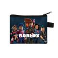 New Oxford Cloth Roblox Coin Purse Polyester Portable Cartoon Small Wallet High Capacity Storage Bag. 
