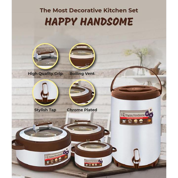 Set of Assorted Color Hot Pot Food Storage Containers With Cooler