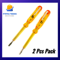 2 Pcs Electricity Tester Electric Tester Screwdriver Electricity Tool Voltage Detector AC/220V. 