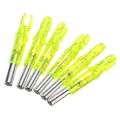 6PCS Hunting Lighted Nock Compound Bow LED Lighted Arrow Nocks Red - Yellow. 
