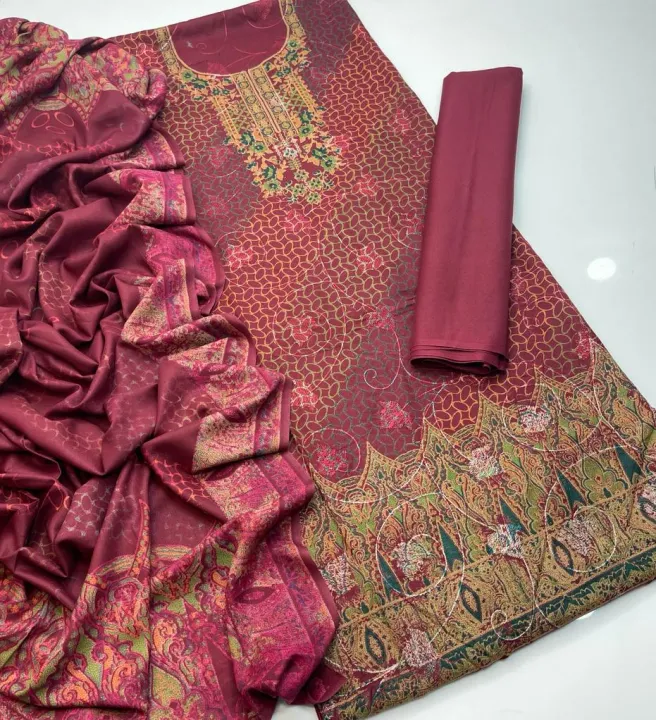 Lulusar%20Luxury%20Shamoz%20Silk%20Unstitched%20Suit%20For%20Women%20-%203%20piece%20suit%20-%20Image%204