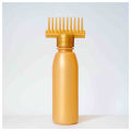 Hair oil applicator comb bottle | Best professional hair oil applicator bottle with comb | 130 ml. 