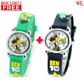 Exclusive Pack: 2 Benten Watches + 2 Digital 7 Light Function Watches For Kids - Stylish and Fun Set for Kids Boys & Girls -  Led Digital Watch For Boys & Girls Trendy And Cute Cartoon Watches SB FIT®. 