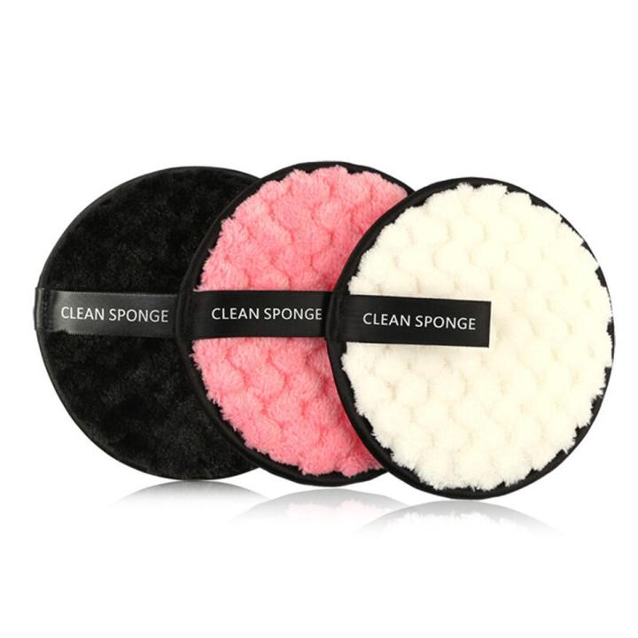 Reusable Makeup Remover Pads Cotton Wipes Microfiber Make Up Removal Sponge Cotton Cleaning Pads Tool